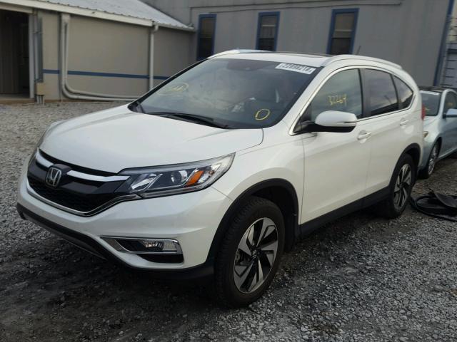 5J6RM4H90GL060496 - 2016 HONDA CR-V TOURI WHITE photo 2