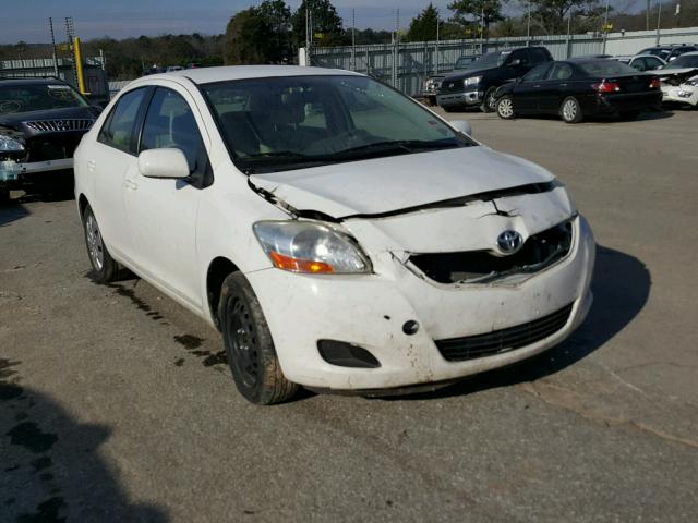 JTDBT4K34A1369504 - 2010 TOYOTA YARIS WHITE photo 1