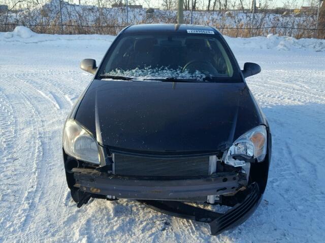 1G1AT15H297281246 - 2009 CHEVROLET COBALT LT BLACK photo 9