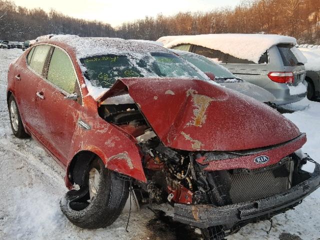 5XXGM4A73CG075249 - 2012 KIA OPTIMA LX RED photo 1