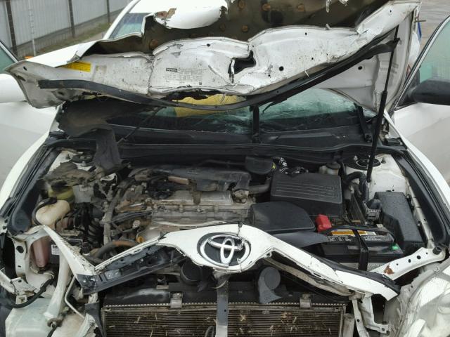 4T4BF3EK8BR142757 - 2011 TOYOTA CAMRY BASE WHITE photo 7