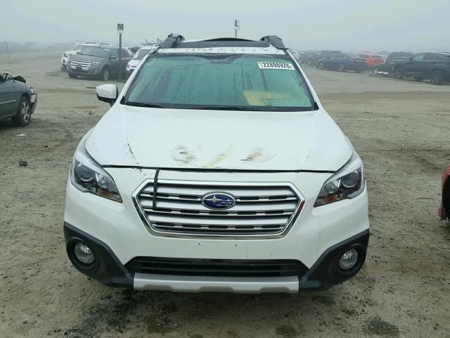 4S4BSENC5G3358816 - 2016 SUBARU OUTBACK 3. WHITE photo 9