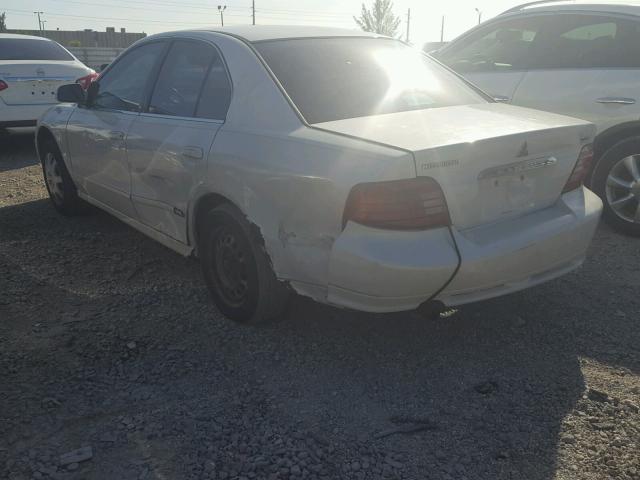 4A3AA46G31E037011 - 2001 MITSUBISHI GALANT ES WHITE photo 3