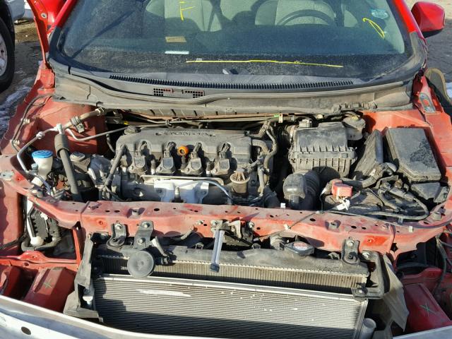 2HGFG3B56DH509416 - 2013 HONDA CIVIC LX RED photo 7