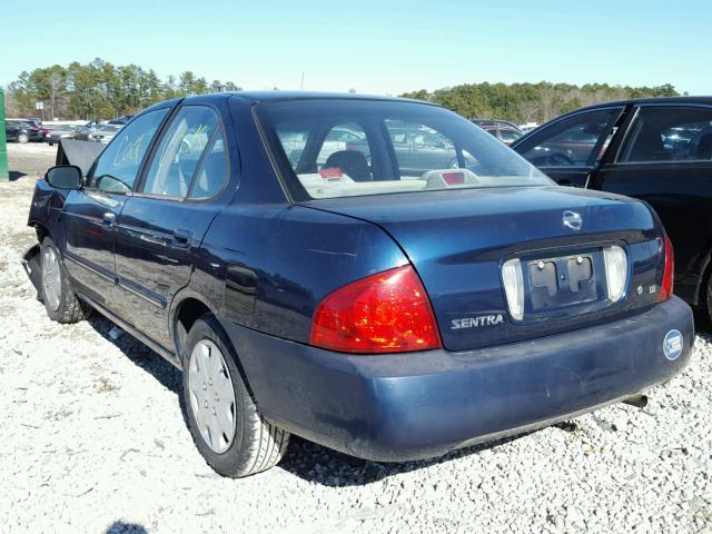 3N1CB51D36L572703 - 2006 NISSAN SENTRA 1.8 BLUE photo 3