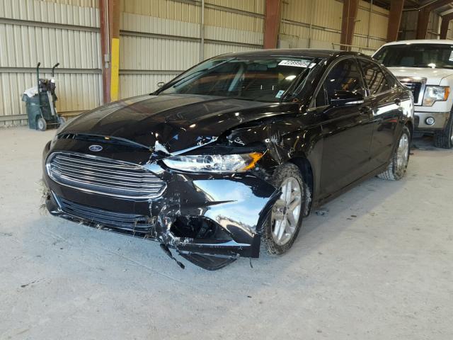 3FA6P0H74GR333969 - 2016 FORD FUSION SE BLACK photo 2