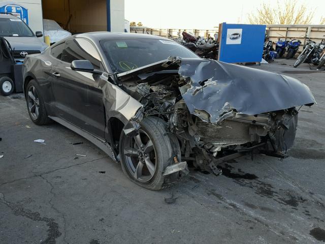 1FA6P8AM8F5331450 - 2015 FORD MUSTANG GRAY photo 1