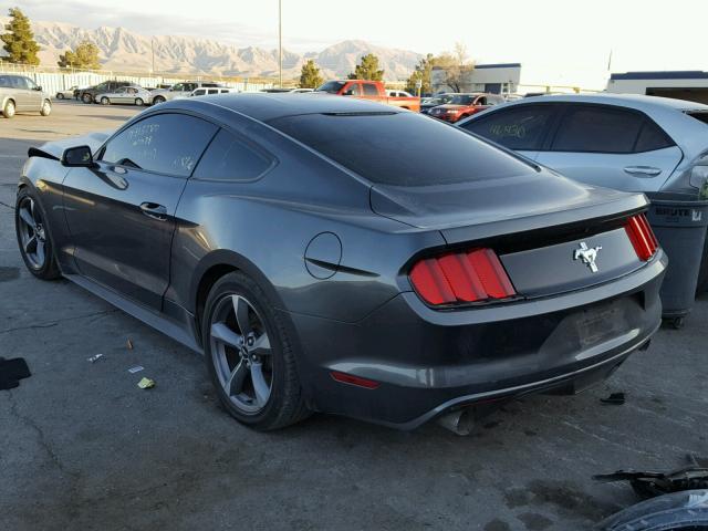 1FA6P8AM8F5331450 - 2015 FORD MUSTANG GRAY photo 3