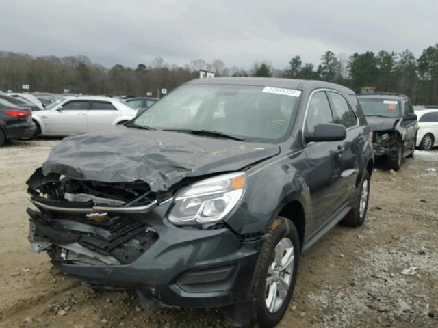 2GNALBEK7H1565242 - 2017 CHEVROLET EQUINOX LS CHARCOAL photo 2