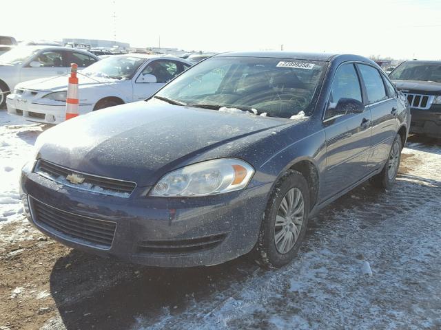 2G1WB58K281347362 - 2008 CHEVROLET IMPALA LS BLUE photo 2