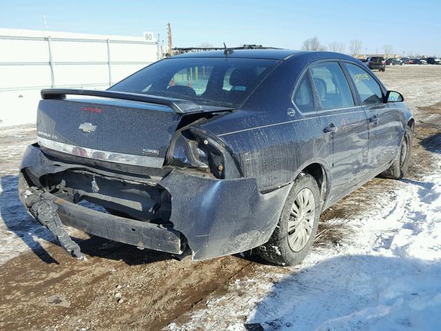 2G1WB58K281347362 - 2008 CHEVROLET IMPALA LS BLUE photo 4