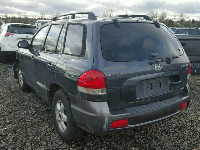 KM8SC73D85U947015 - 2005 HYUNDAI SANTA FE G GRAY photo 3