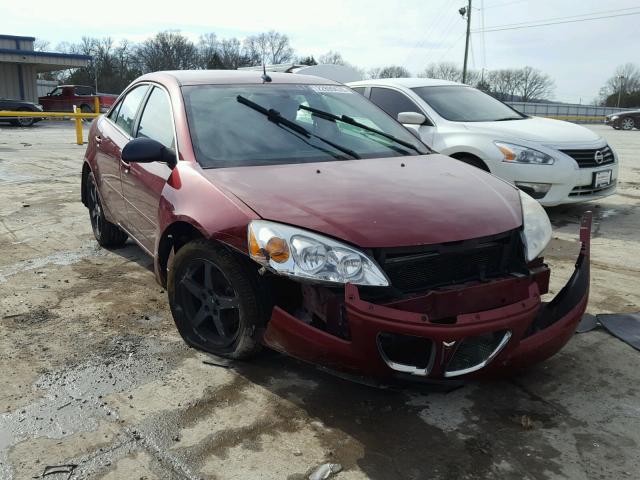 1G2ZG57N084162043 - 2008 PONTIAC G6 BASE MAROON photo 1