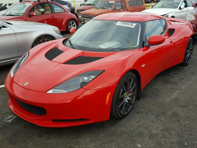 SCCLMDTC5CHA10240 - 2012 LOTUS EVORA RED photo 2