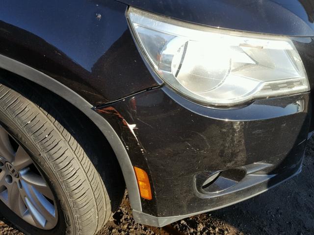 WVGAV7AX9AW522047 - 2010 VOLKSWAGEN TIGUAN S BLACK photo 9