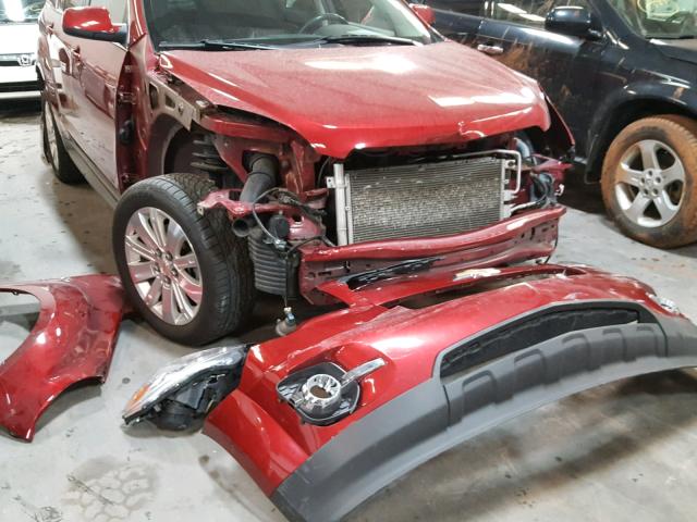 2CNALPEW8A6335545 - 2010 CHEVROLET EQUINOX LT RED photo 9