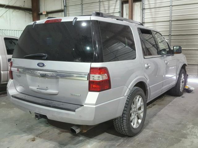 1FMJU2AT2FEF37912 - 2015 FORD EXPEDITION SILVER photo 4