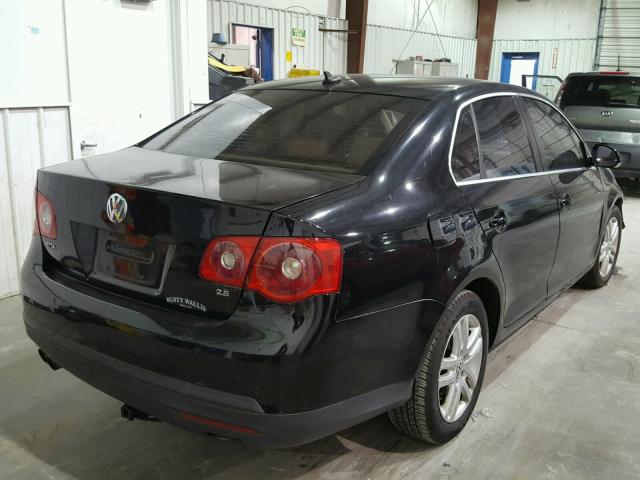 3VWSF71K87M036037 - 2007 VOLKSWAGEN JETTA 2.5 BLACK photo 4