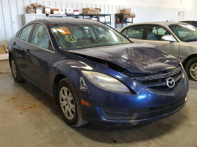 1YVHZ8BH1A5M07740 - 2010 MAZDA 6 I BLUE photo 1