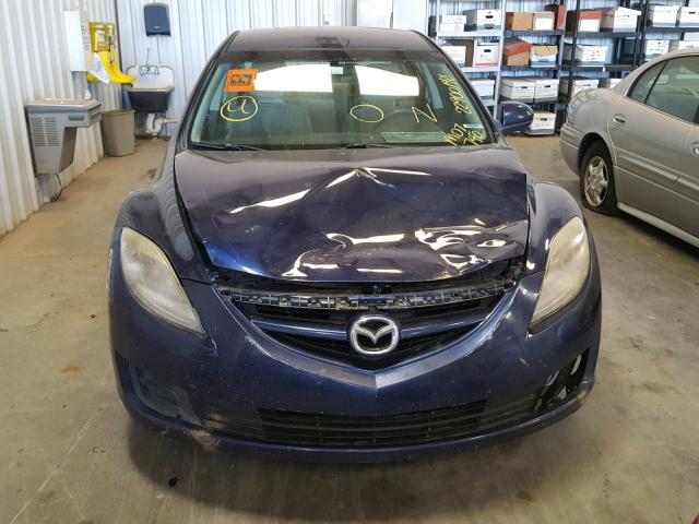 1YVHZ8BH1A5M07740 - 2010 MAZDA 6 I BLUE photo 9