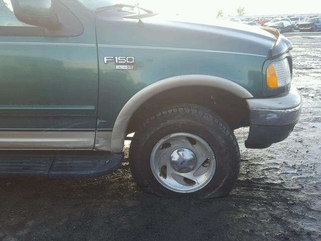 1FTRW08L21KD67301 - 2001 FORD F150 SUPER GREEN photo 9