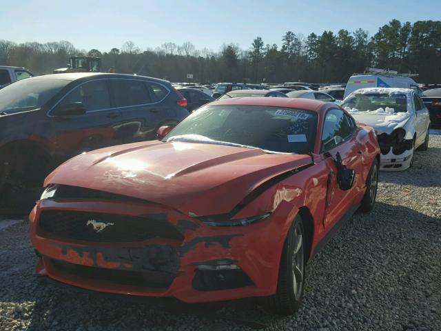 1FA6P8AM4G5293183 - 2016 FORD MUSTANG ORANGE photo 2