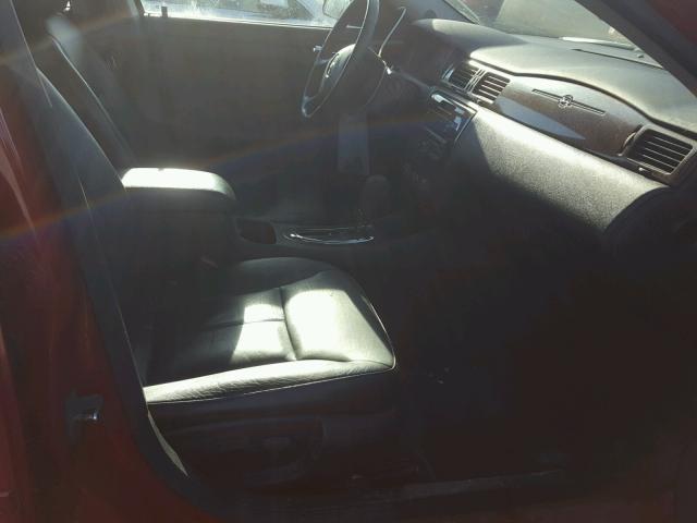 2G1WT58K979360039 - 2007 CHEVROLET IMPALA LT RED photo 5