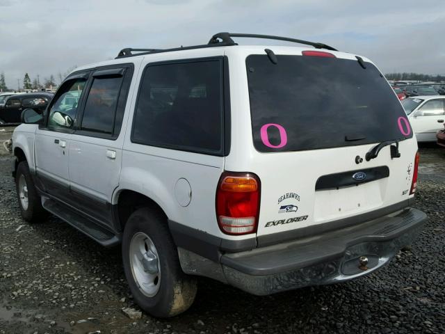 1FMZU73E4YZB39496 - 2000 FORD EXPLORER X WHITE photo 3