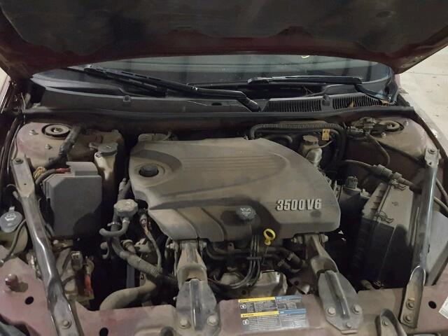 2G1WB58KX69309974 - 2006 CHEVROLET IMPALA LS MAROON photo 7