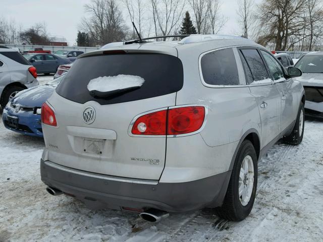 5GAEV23768J109758 - 2008 BUICK ENCLAVE CX SILVER photo 4