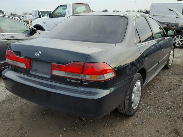 1HGCG66521A047025 - 2001 HONDA ACCORD LX GREEN photo 4