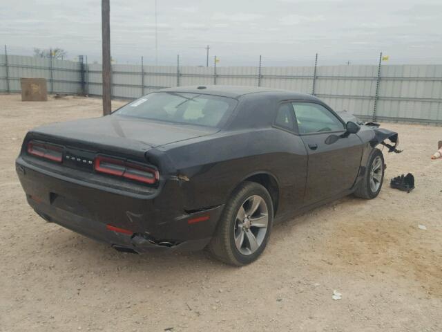 2C3CDZAG2GH113461 - 2016 DODGE CHALLENGER BLACK photo 4