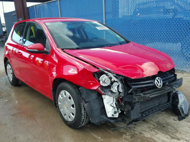 WVWBB7AJ2BW112334 - 2011 VOLKSWAGEN GOLF RED photo 1