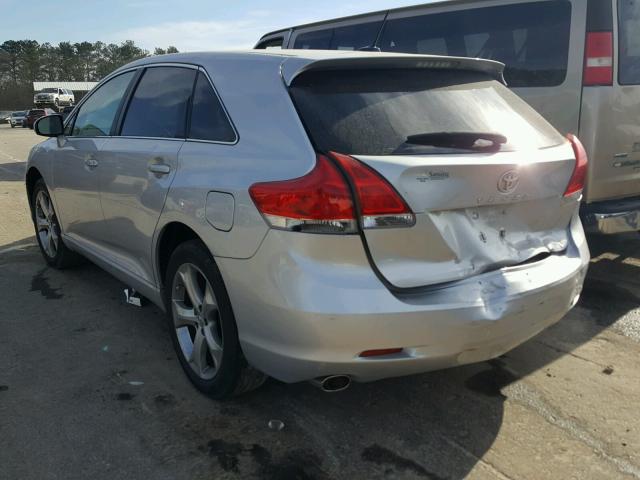 4T3ZK11A19U011080 - 2009 TOYOTA VENZA BASE SILVER photo 3