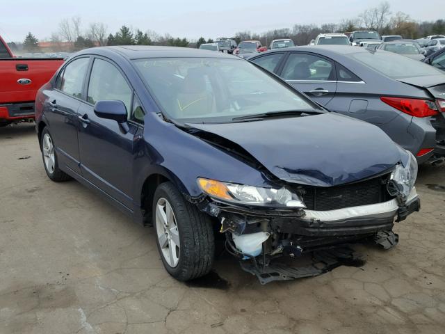 1HGFA16846L022117 - 2006 HONDA CIVIC EX BLUE photo 1