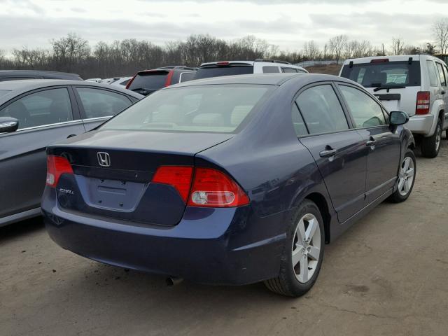 1HGFA16846L022117 - 2006 HONDA CIVIC EX BLUE photo 4