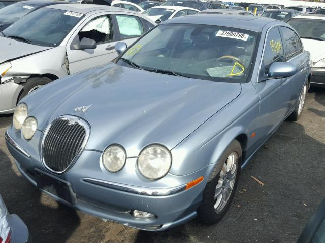 SAJEA01U53HM71668 - 2003 JAGUAR S-TYPE SILVER photo 2