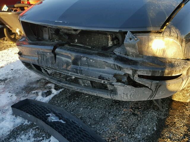 1ZVFT80N475267938 - 2007 FORD MUSTANG BLACK photo 10