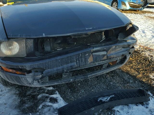 1ZVFT80N475267938 - 2007 FORD MUSTANG BLACK photo 9