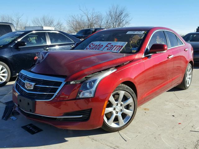 1G6AB5RX5F0115734 - 2015 CADILLAC ATS LUXURY RED photo 2