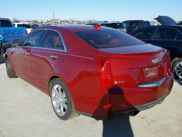 1G6AB5RX5F0115734 - 2015 CADILLAC ATS LUXURY RED photo 3