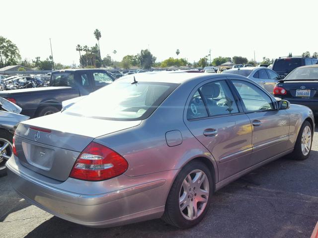 WDBUF70J03A211004 - 2003 MERCEDES-BENZ E 500 TAN photo 4