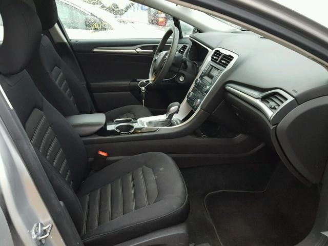 3FA6P0H75DR131038 - 2013 FORD FUSION SE SILVER photo 5