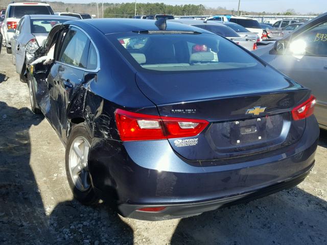 1G1ZB5ST7HF139324 - 2017 CHEVROLET MALIBU LS ლურჯი ფოტო 10