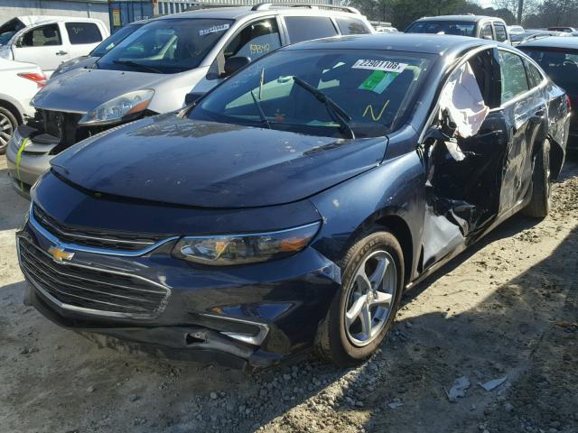 1G1ZB5ST7HF139324 - 2017 CHEVROLET MALIBU LS ლურჯი ფოტო 2