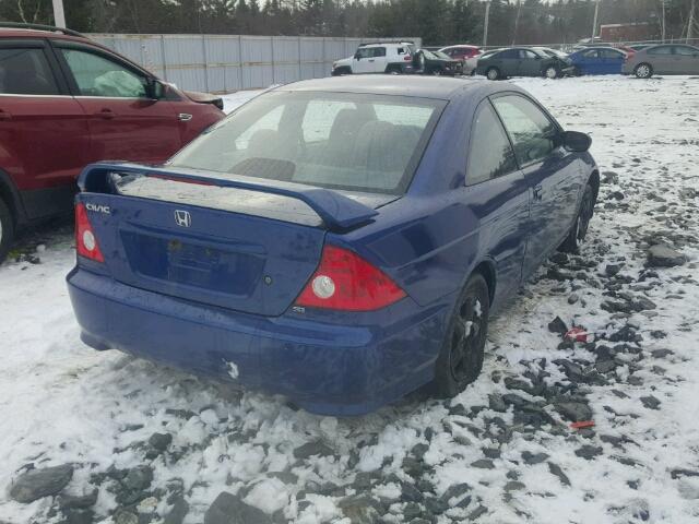 1HGEM22975L803901 - 2005 HONDA CIVIC EX BLUE photo 4