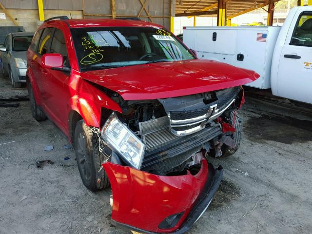 3C4PDDBG0DT650850 - 2013 DODGE JOURNEY SX RED photo 1