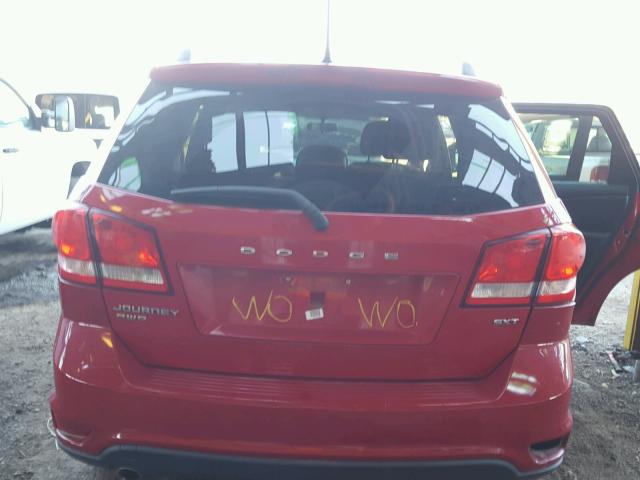 3C4PDDBG0DT650850 - 2013 DODGE JOURNEY SX RED photo 9