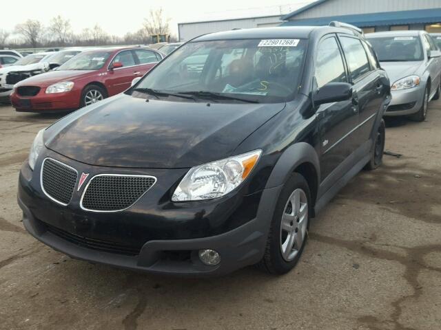 5Y2SL658X6Z414716 - 2006 PONTIAC VIBE BLACK photo 2