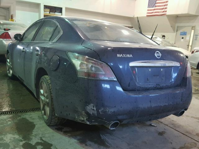 1N4AA5AP3DC830931 - 2013 NISSAN MAXIMA S BLUE photo 3